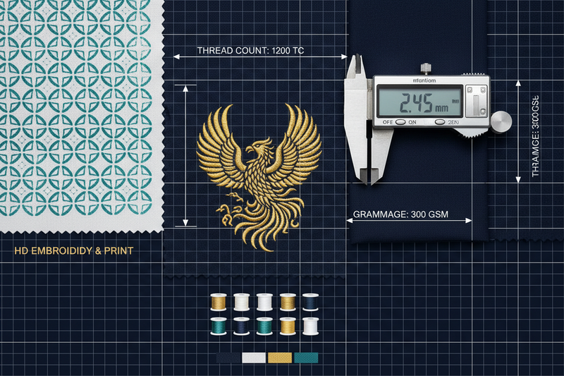 Calibrating Thread Count and Grammage for High-Density Embroidery and Screen Printing: A Technical Playbook for Design Teams