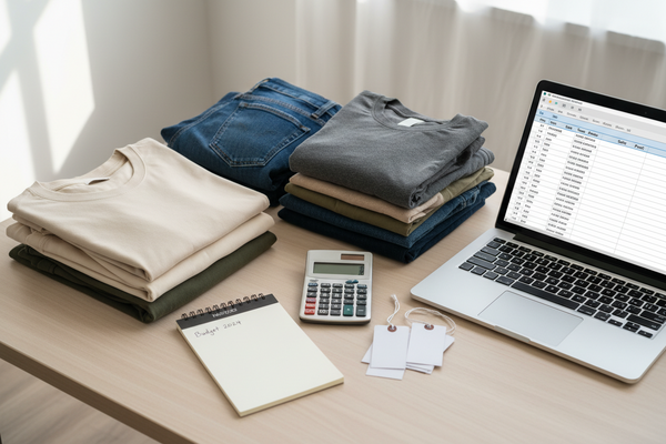 How to Build Your First Clothing Inventory Step by Step (No Overbuying, No Panic)