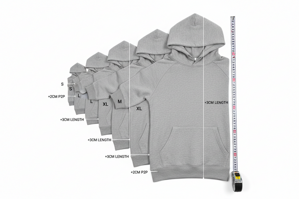 Hoodie Sizing Guide for Bulk Orders: Fit, Shrinkage & Grading