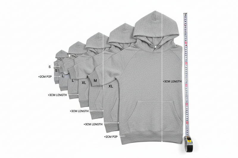 Hoodie Sizing Guide for Bulk Orders: Fit, Shrinkage & Grading
