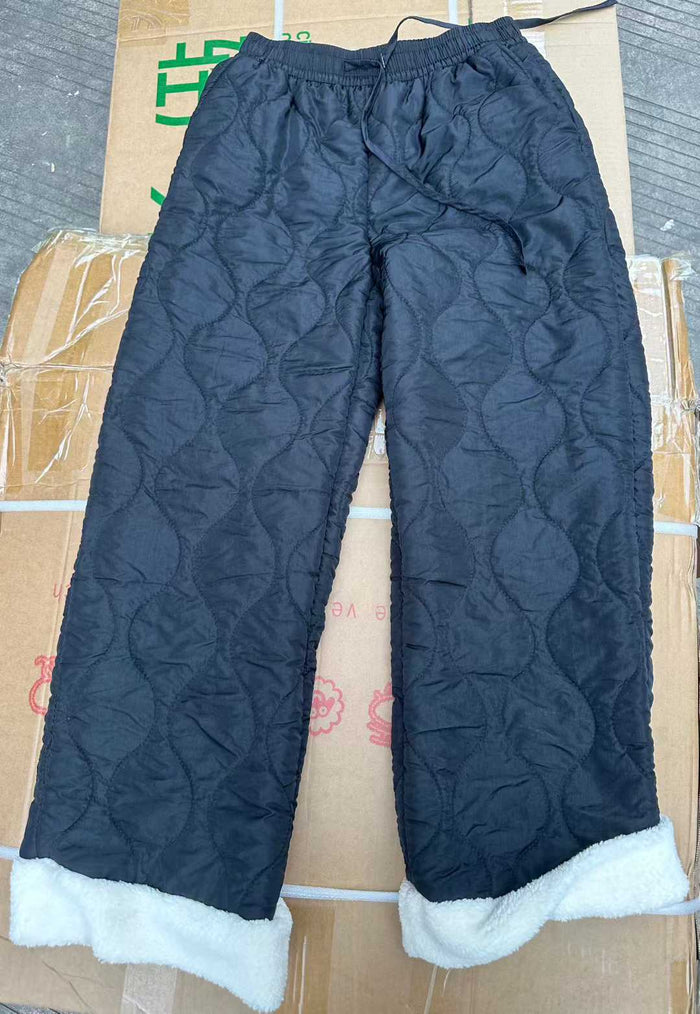 1000pcs Wholesale Fleece-Lined Winter Leggings - High-Waist Thermal Trousers - Bulk Liquidation Deal - US Sizing S-XL - Ultra-Warm Interior Stock Lot