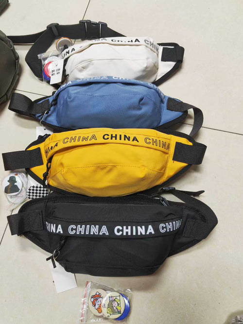 360pcs Wholesale Unisex Waist Bags - 4 Color Assorted Fanny Packs - Individually Poly-Bagged - $1.50 Take-All Liquidation - Travel & Sport Hip Packs - Retail Ready Stock Lot