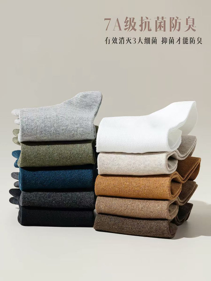 7000 Pairs Men’s Everyday Cotton Antibacterial Socks Stock Lot – 7A Odor-Resistant Casual Crew Socks for Daily Wear – Bulk Basic Sock Inventory for Resellers & Discount Retail