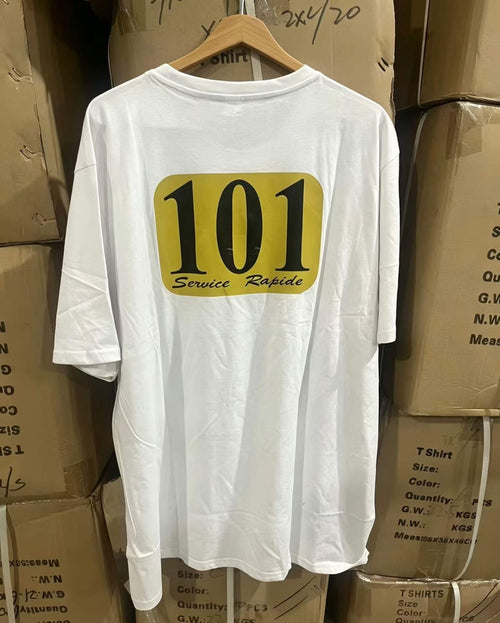 1000pcs Bulk Wholesale White Graphic T-Shirts -