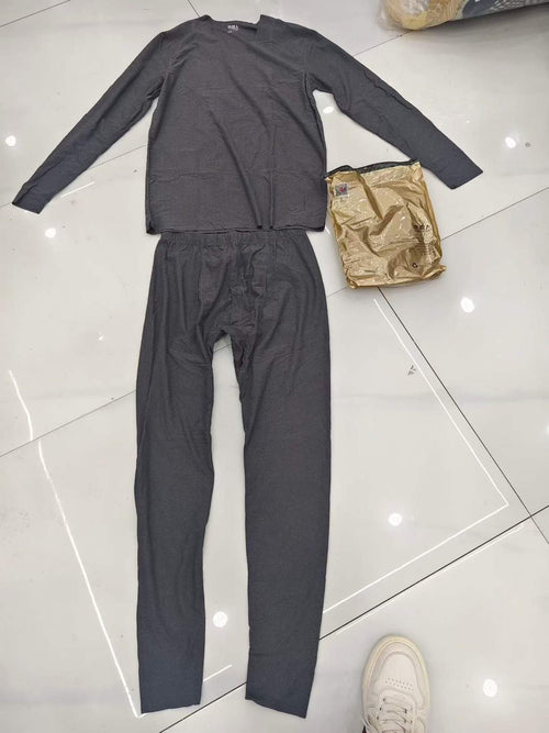 4000+ Sets Men’s Thermal Underwear Bulk Lot – Lightweight Heat Retention Base Layer Set – Long Sleeve Top & Pants – Affordable Winter Innerwear Closeout Stock for Resellers