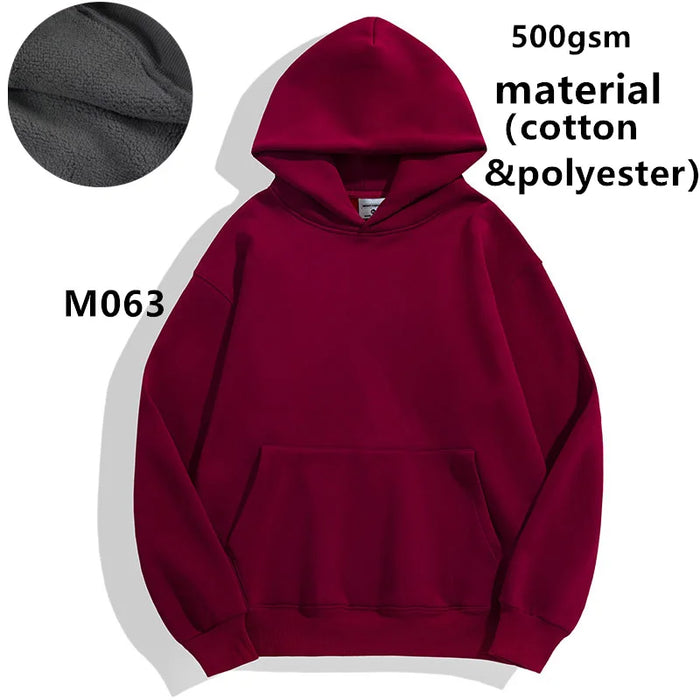 French Terry Drop Shoulder Men Hoodies | High Volume Custom Sourcing Blanks