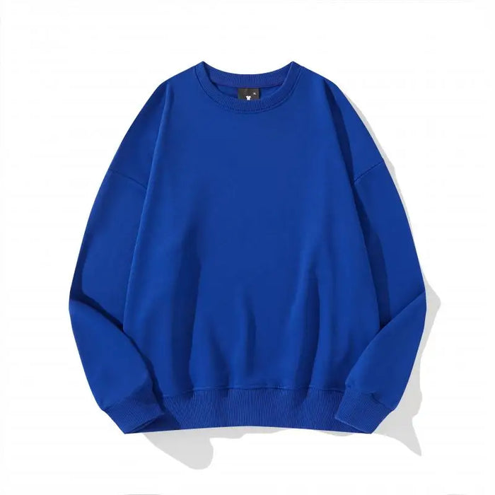 240g 100% Polyester Heat Transfer Logo Sweatshirts Regular Fit Crewneck Pullover