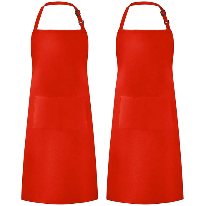 Custom Logo Waterproof Poly Cotton Canvas Work Apron Utility Uniform