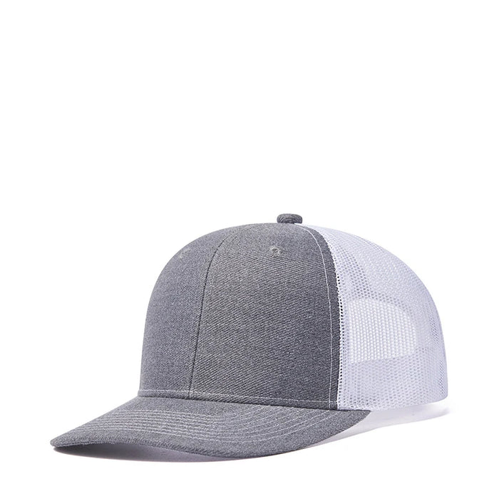Bulk Cotton Mesh Customized Embroidery Patch Trucker Hats for Custom Gym Apparel