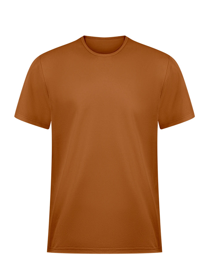 Cotton Plain-Knit Regular-Fit T-Shirt
