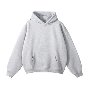 350gsm Polyester Cotton Screen Printing Drop Shoulder Pullover | Wholesale Custom Hoodies