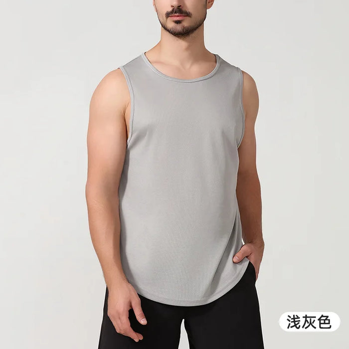 Custom Quick Sleeveless Training Top | Men's 100 Polyester Dry Workout Tank
