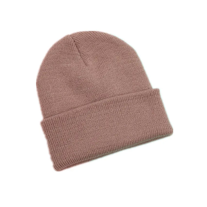 100% Acrylic Jacquard Fabric Custom Logo Striped Winter Ski Traveling Beanie Hats