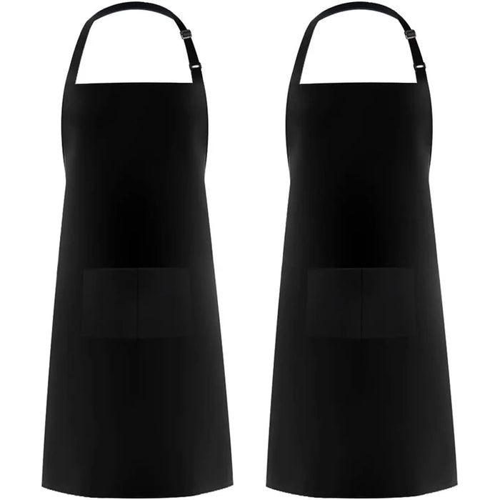 Custom Logo Waterproof Poly Cotton Canvas Work Apron Utility Uniform
