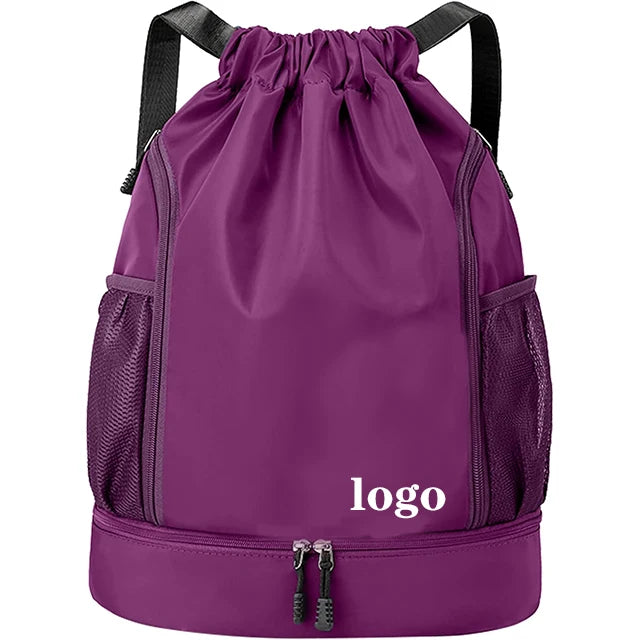 Nylon Woven Drawstring Sports Bag