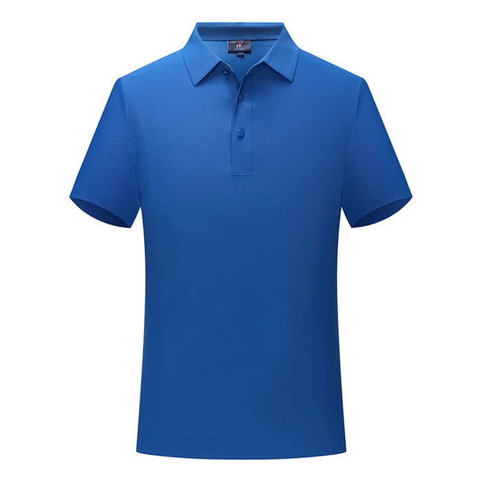 Premium Quality Custom Logo Polo Collar Shirt Nylon Spandex Plain Custom Polo Shirts for Men