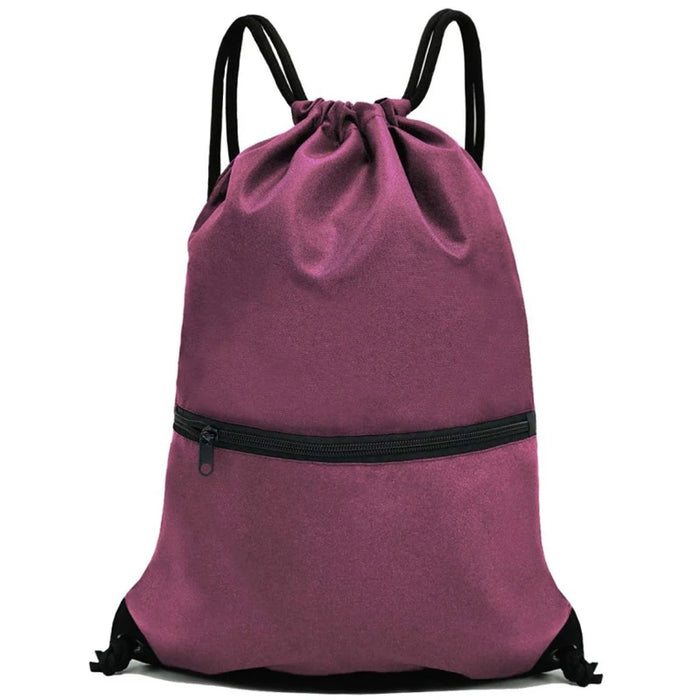 Polyester Custom Printed Drawstring Backpack Bag