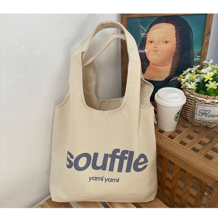 Cotton Canvas Screen Printed Tote Bag