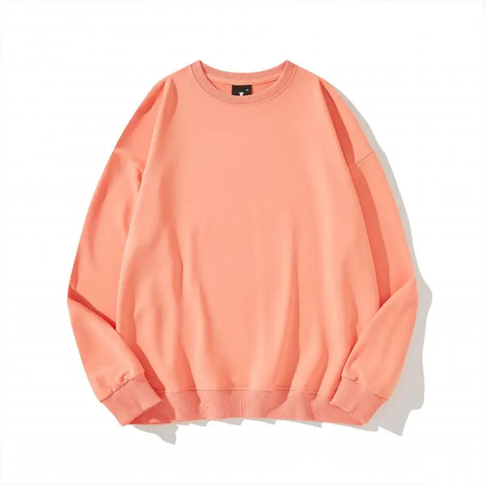 240g 100% Polyester Heat Transfer Logo Sweatshirts Regular Fit Crewneck Pullover