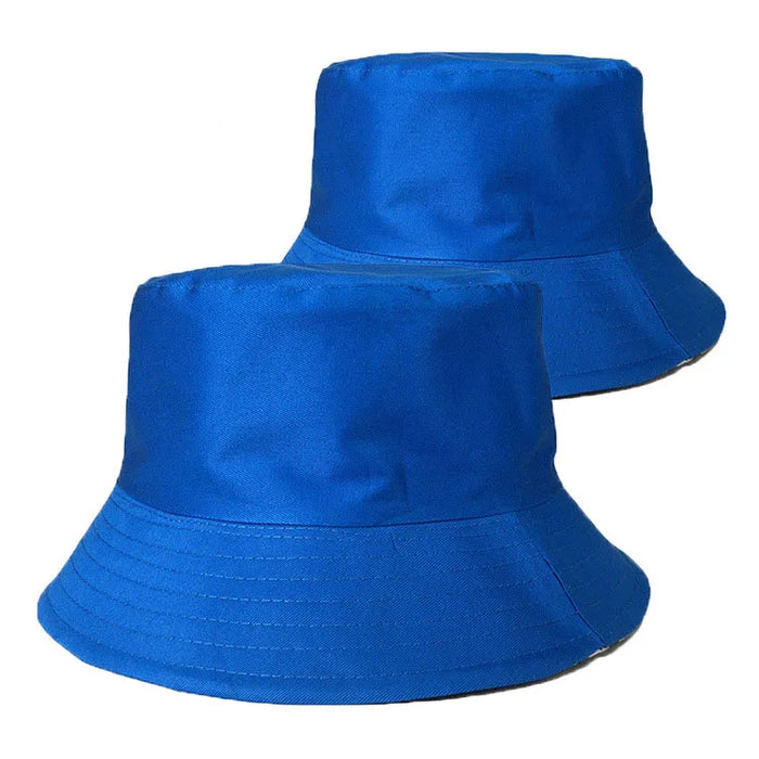 100% Cotton Canvas Embroidered Logo Fisherman Cap | Wholesale Adults Bucket Hats