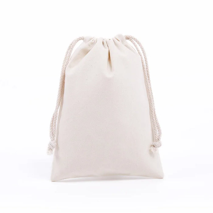 Cotton Canvas Value Drawstring Pouches