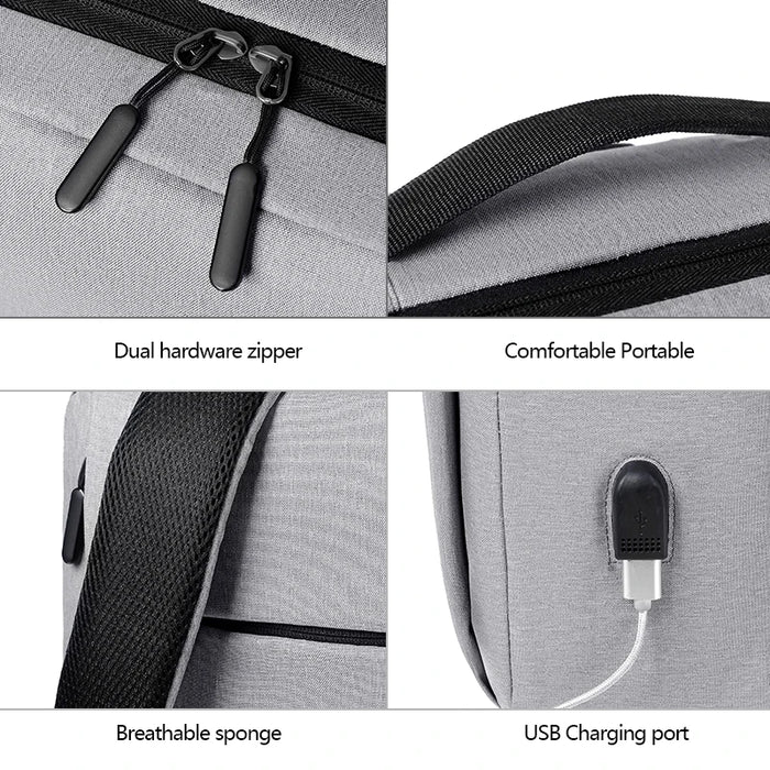 Nylon Coated Multi-Pocket Travel Backpack