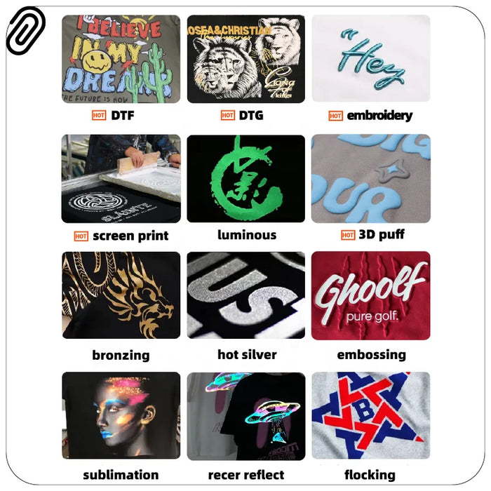 240GSM Blank Oversized Short Sleeve T-Shirt | Wholesale Custom Logo Men's Streetwear