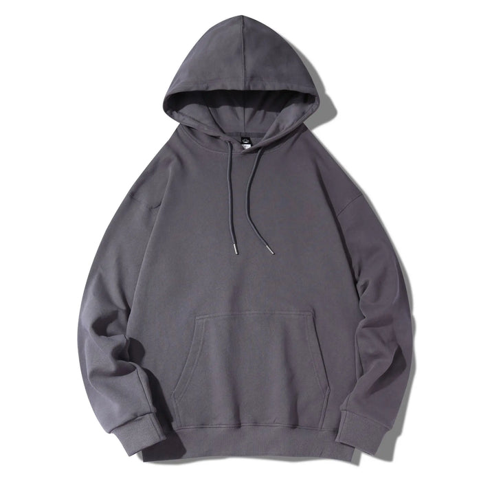 100% Cotton 350gsm Knit Pullover Hoodie