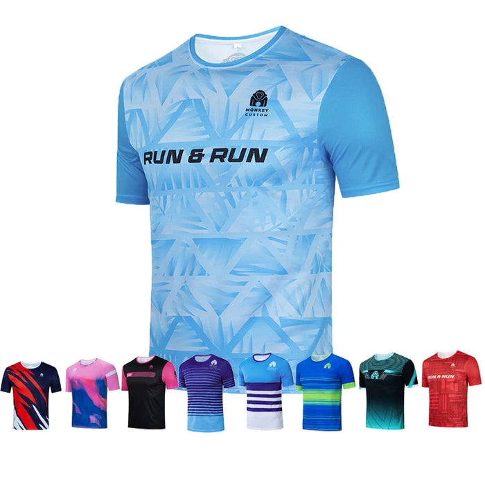 OEM Quick Dry 100 Polyester Over Running Shirts | Unisex Sublimation T-Shirts