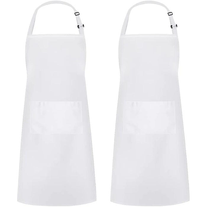 Custom Logo Waterproof Poly Cotton Canvas Work Apron Utility Uniform
