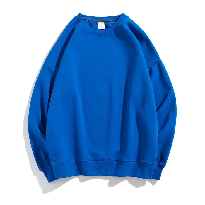 300Gsm Cotton Fabric Custom Embroidery Pullover | Wholesale Oversized Crew Neck Sweatshirts