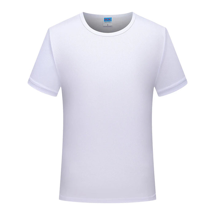 Polyester Quick-Dry Plain-Dyed Running T-Shirt
