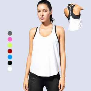 90/10 Poly Spandex Custom Logo Sleeveless Yoga Top | New Women Workout Tank