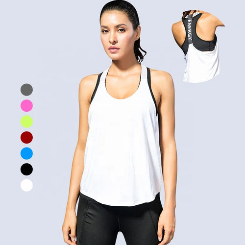 90/10 Poly Spandex Custom Logo Sleeveless Yoga Top | New Women Workout Tank