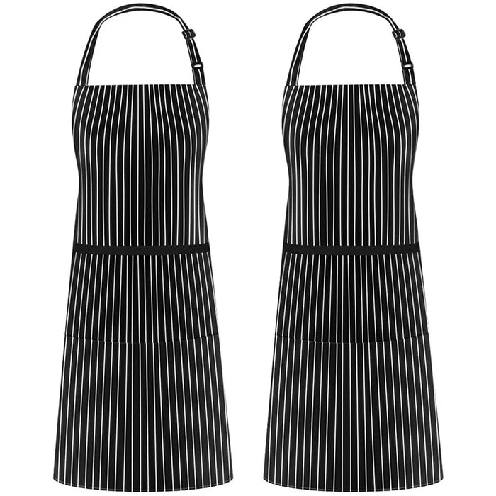 Custom Logo Waterproof Poly Cotton Canvas Work Apron Utility Uniform