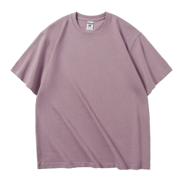 350gsm Sense Heavy Cotton Embossed T Shirts with Custom Embossing Logo for Men