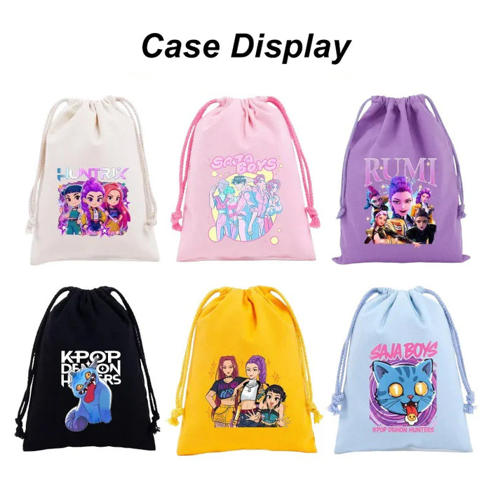 Cotton Canvas Value Drawstring Pouches