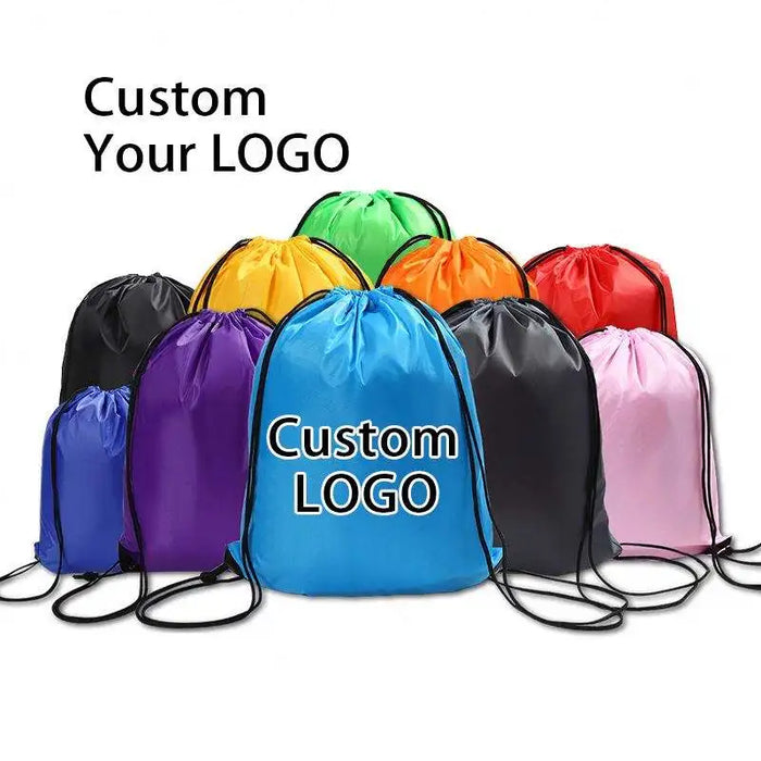 Nylon Sublimation Waterproof Drawstring Bag