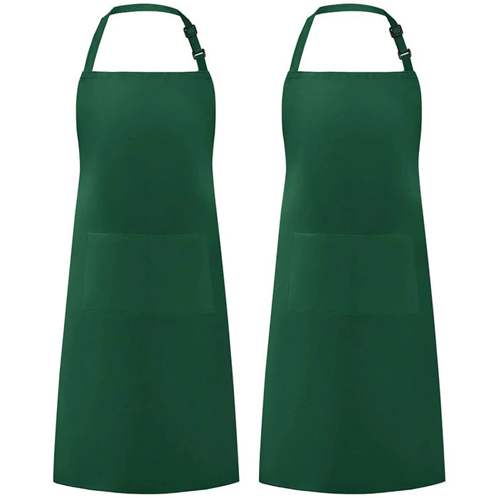 Custom Logo Waterproof Poly Cotton Canvas Work Apron Utility Uniform