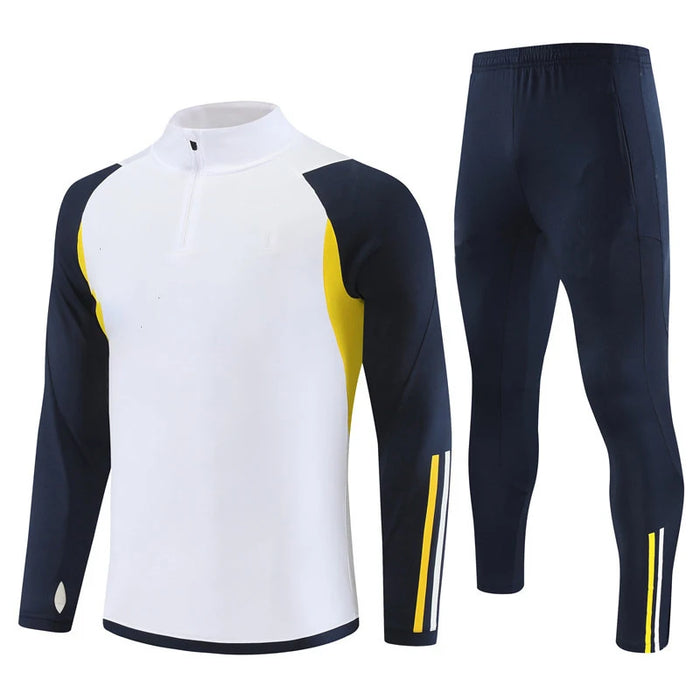 Custom 250gsm Polyester Spandex Heat Transfer Long Sleeve Suit for Club Soccer Training