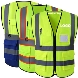 Class 2 Hi-Vis Polyester Mesh Safety Vest | Bulk Custom Logo Workwear Supplier