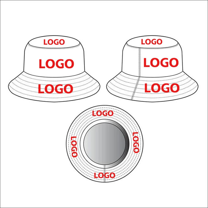 OEM Logo Custom Fisherman Bucket Hat for Team Promotion
