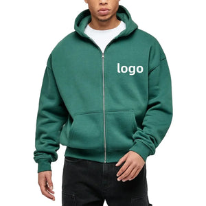 450gsm French Terry Heavyweight Zip Up Hoodie | Custom Blanks