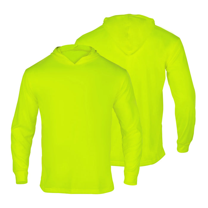 100% Polyester Fluorescent Reflective Safety Hoodie with Utility Pockets