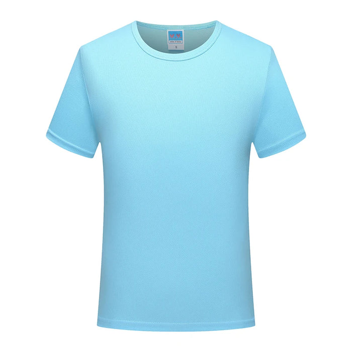 Polyester Quick-Dry Plain-Dyed Running T-Shirt
