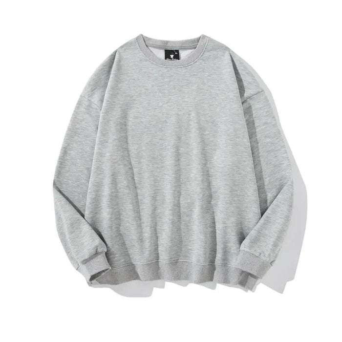 240g 100% Polyester Heat Transfer Logo Sweatshirts Regular Fit Crewneck Pullover