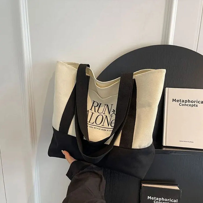 Heavyweight Cotton Canvas Reinforced Stitching Tote Bag