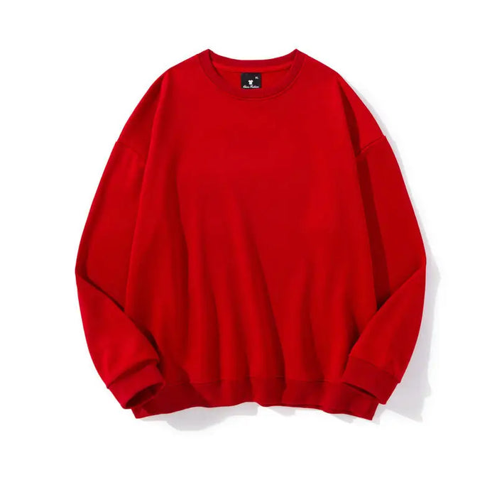 240g 100% Polyester Heat Transfer Logo Sweatshirts Regular Fit Crewneck Pullover