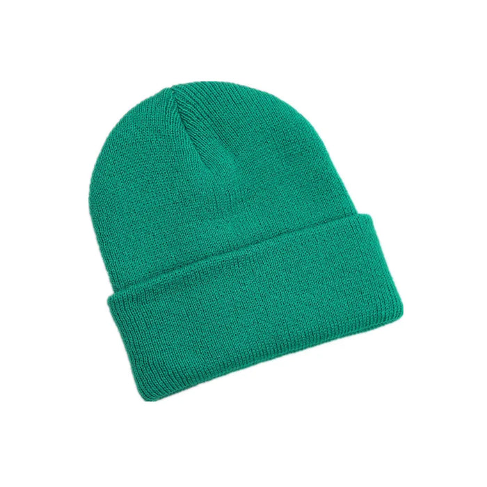 100% Acrylic Jacquard Fabric Custom Logo Striped Winter Ski Traveling Beanie Hats