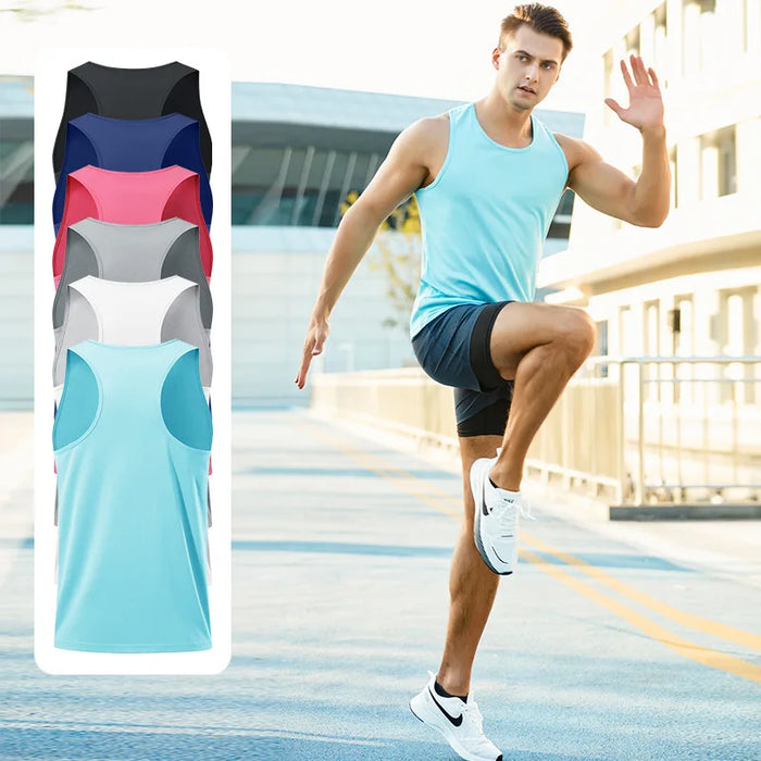 Custom Racerback Loose Sleeveless Marathon Vest | Athletic Sports Shirts